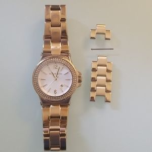 Michael Kors gold watch with links